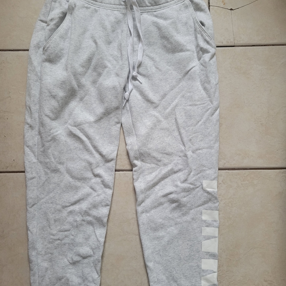 PINK Light gray joggers